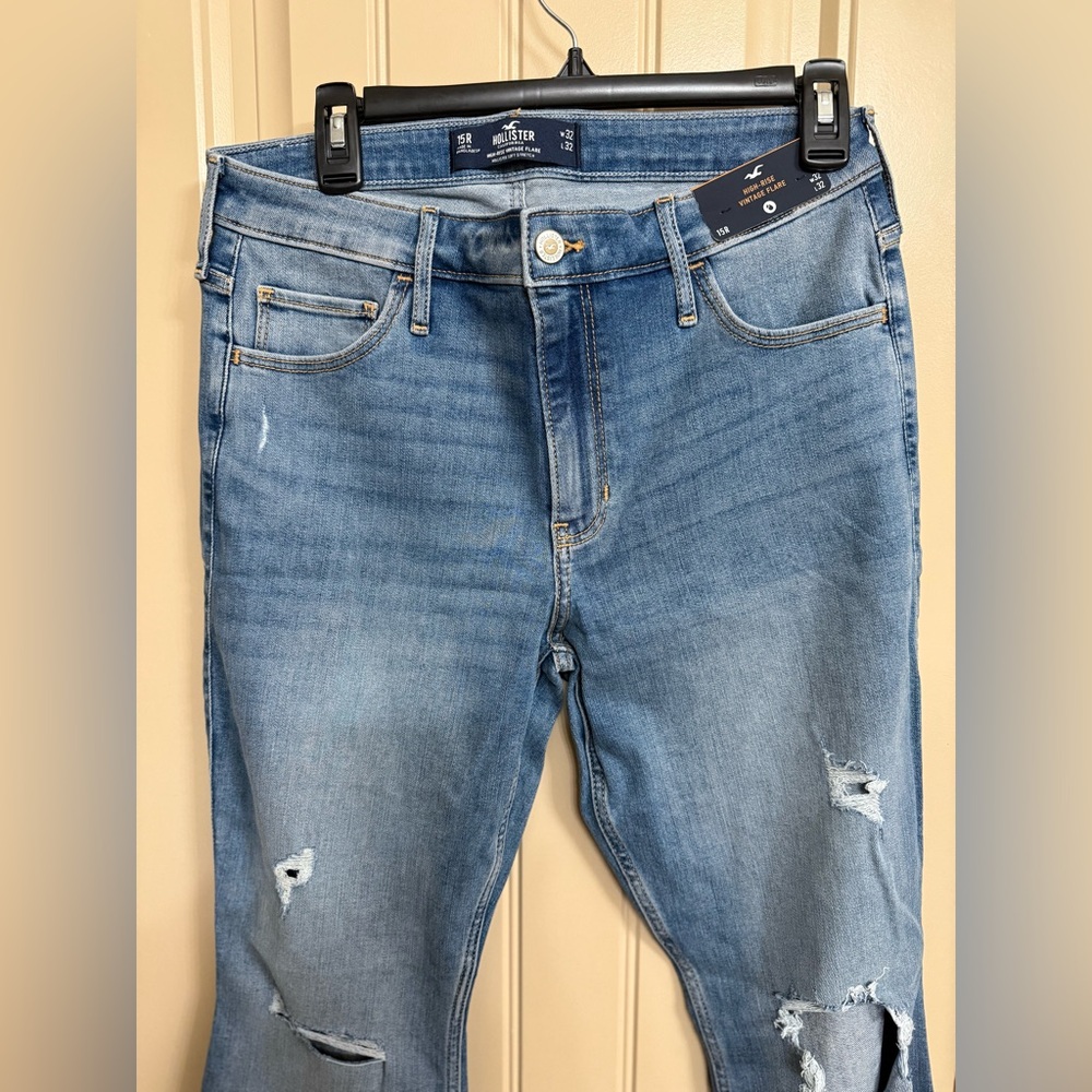 Hollister soft stretch high-rise flare size 15R